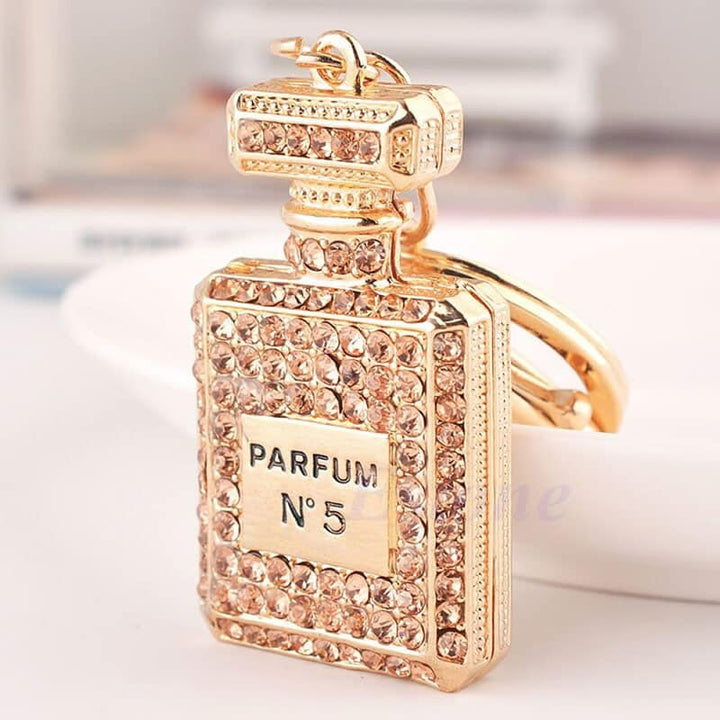 Fragrance Bottle Shaped Keychain