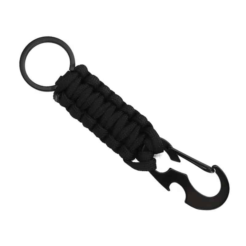 rope carabiner key chain, view 8 - MRSLM