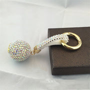 glitter rhinestone keychain, view 21 - MRSLM