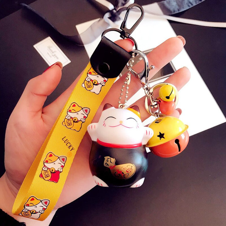 Cartoon Lucky Cat Key Chain