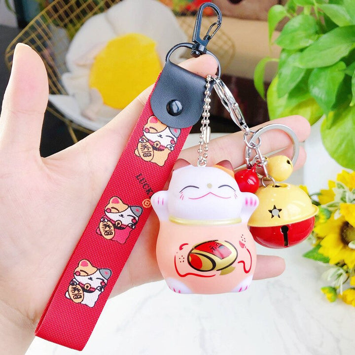 Cartoon Lucky Cat Key Chain