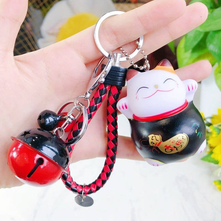 Cartoon Lucky Cat Key Chain