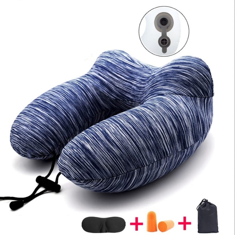 u-shaped travel neck pillow set, view 6 - MRSLM