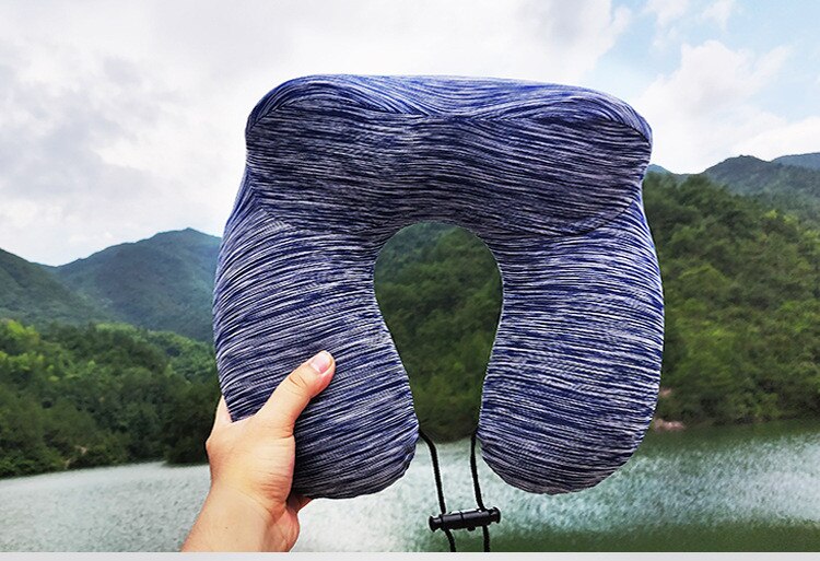 u-shaped travel neck pillow set, view 8 - MRSLM