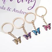 Colorful double butterfly keychain, view 13 - MRSLM