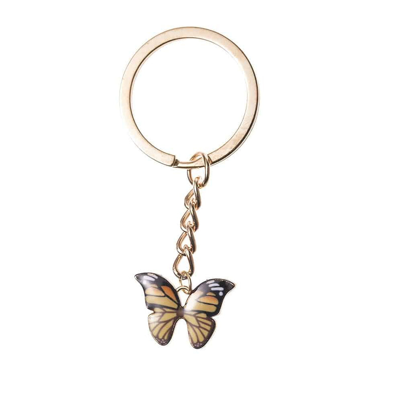 Colorful double butterfly keychain, view 8 - MRSLM