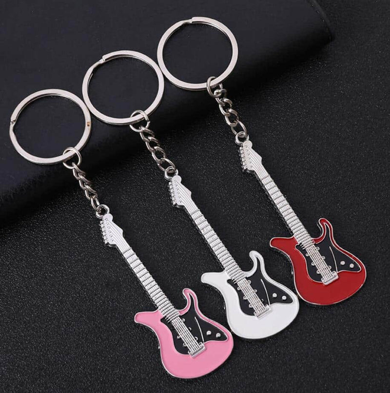 guitar key chain, view 12 - MRSLM
