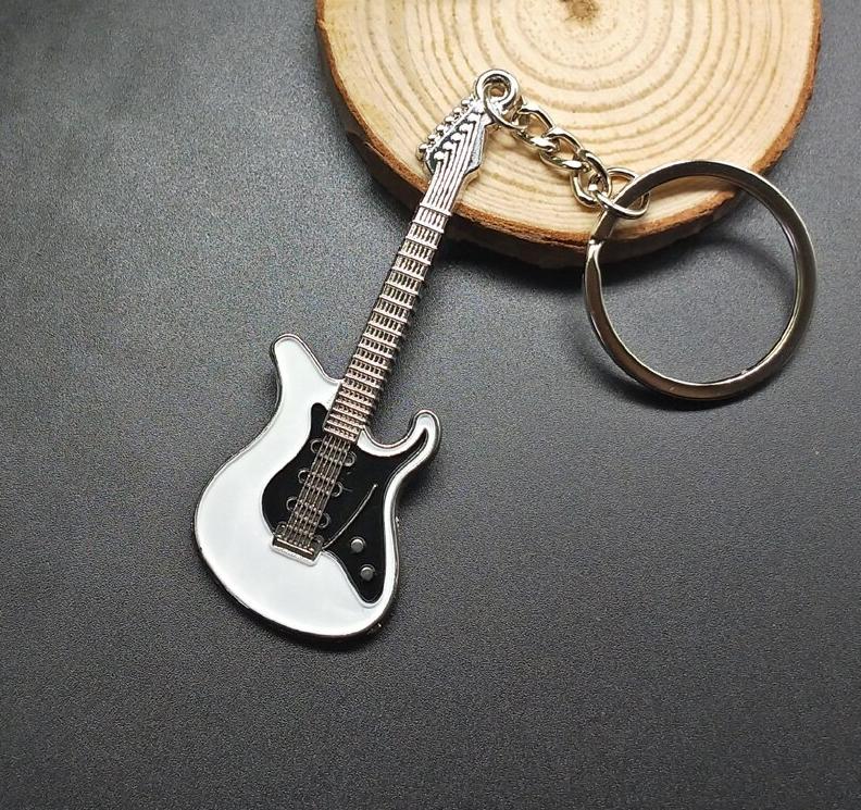 guitar key chain, view 3 - MRSLM