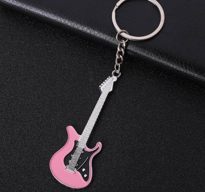 guitar key chain, view 7 - MRSLM