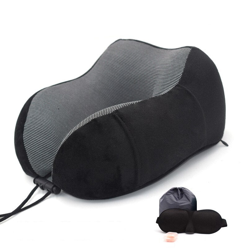U-shaped memory foam travel pillow, view 7 - MRSLM