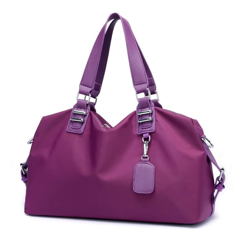women's nylon travel handbag, view 3 - MRSLM