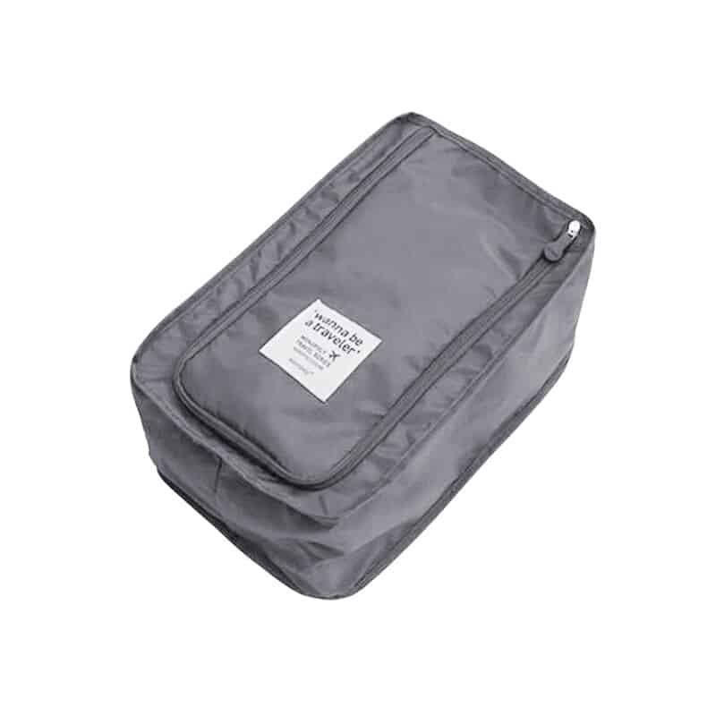Waterproof Colorful Nylon Travel Shoes Storage Bag with Zipper