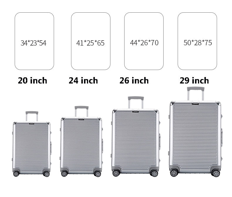 aluminum frame luggage, view 18 - MRSLM