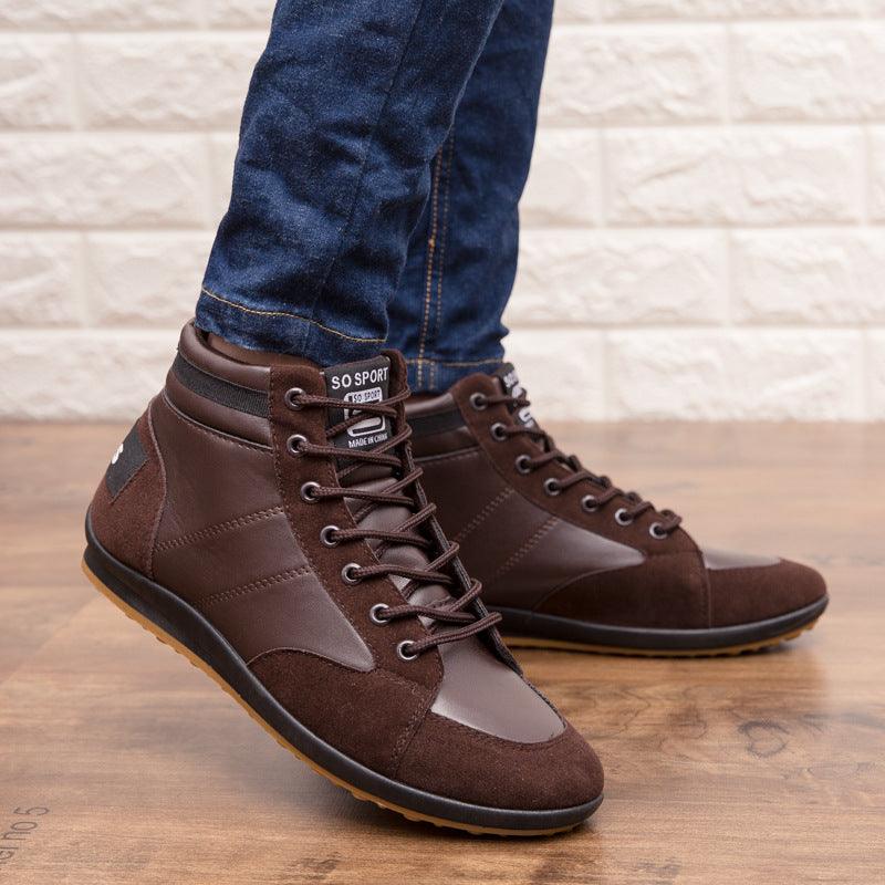 British faux leather boots, view 6 - MRSLM