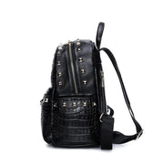 women's small square cowhide backpack, view 4 - MRSLM