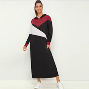color block long sweater - MRSLM