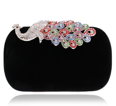 velvet evening clutch, view 14 - MRSLM