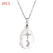 Drop pendant necklace, view 6 - MRSLM