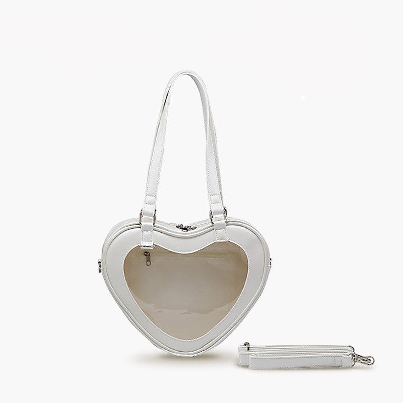 Transparent Crossbody Doll Love Small Pain Bag - MRSLM