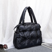 Space cotton puffer shoulder bag, view 3 - MRSLM