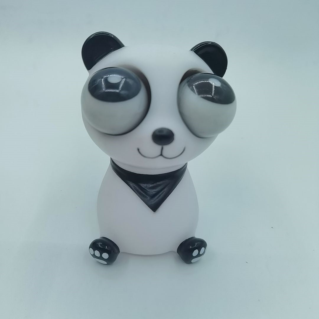 Cartoon Animal Decompression Toy Stress Reduction Ball Cute Little White Panda Dinosaur Squeeze Pop Eye Squeeze Antistress Toy