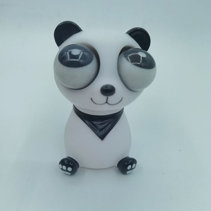 Cartoon Animal Decompression Toy Stress Reduction Ball Cute Little White Panda Dinosaur Squeeze Pop Eye Squeeze Antistress Toy
