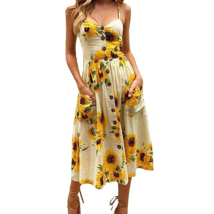 Women's Cami Floral Printed Dress