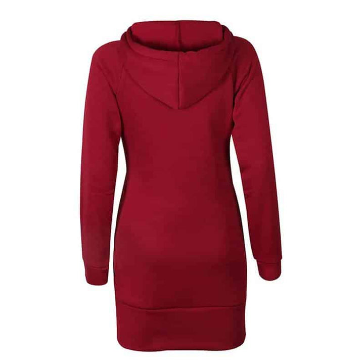 Women's Warm Hooded Dress