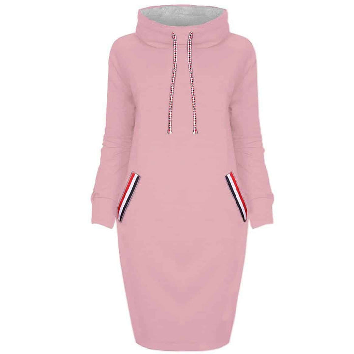 Women's Sport Style Striped Trim Dress