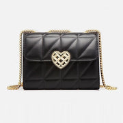 Women's chain lattice shoulder bag, view 3 - MRSLM