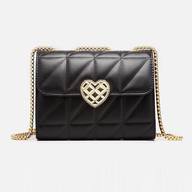 Women's chain lattice shoulder bag, view 3 - MRSLM