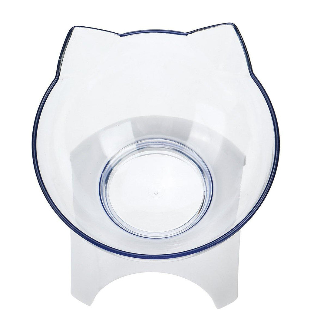 Cat Pet Bowl Elevated 15° Tilt Food Bowls Tilt Mouth Cervical Spine Protection Bowl - MRSLM