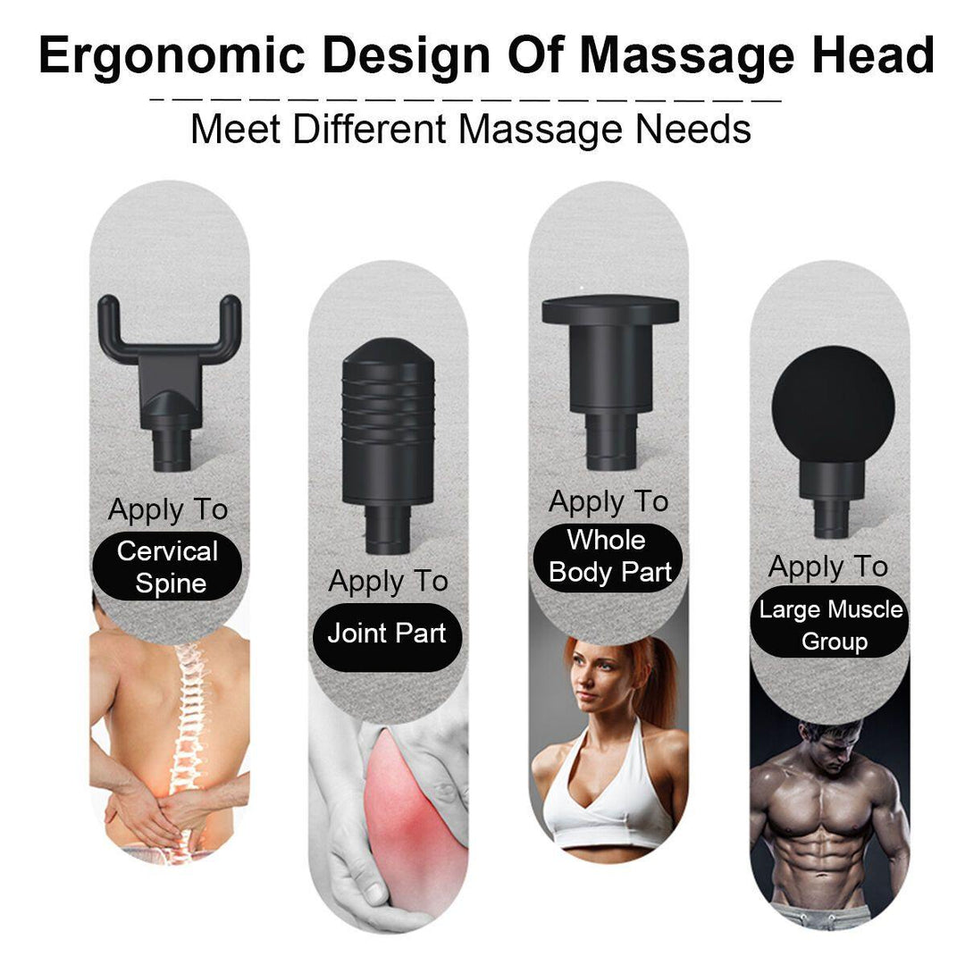 Electric Massager Mute Technology Professional Deep Tissue Massager To Relieve Muscle Tension - MRSLM