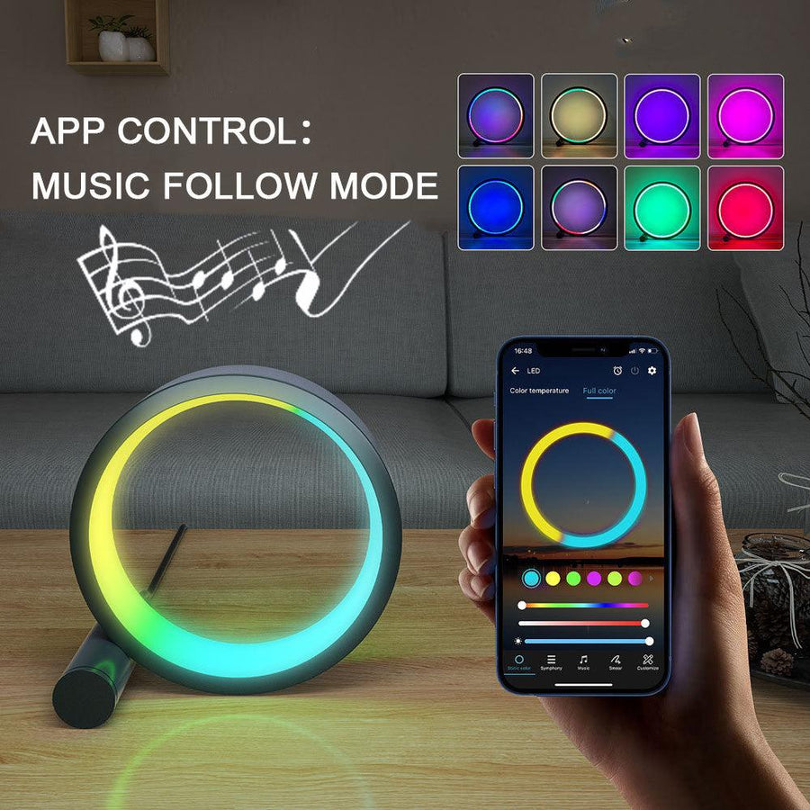 Smart LED Night Light Led Music Rhythm Induction Colorful Atmosphere Light Room Decoration - MRSLM