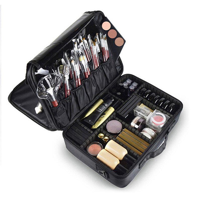 New Cosmetic Bag Cases for Women Female Oxford Waterproof Upgraded Version Cosmetic Case Beauty Brush Organizer Makeup Bag - MRSLM