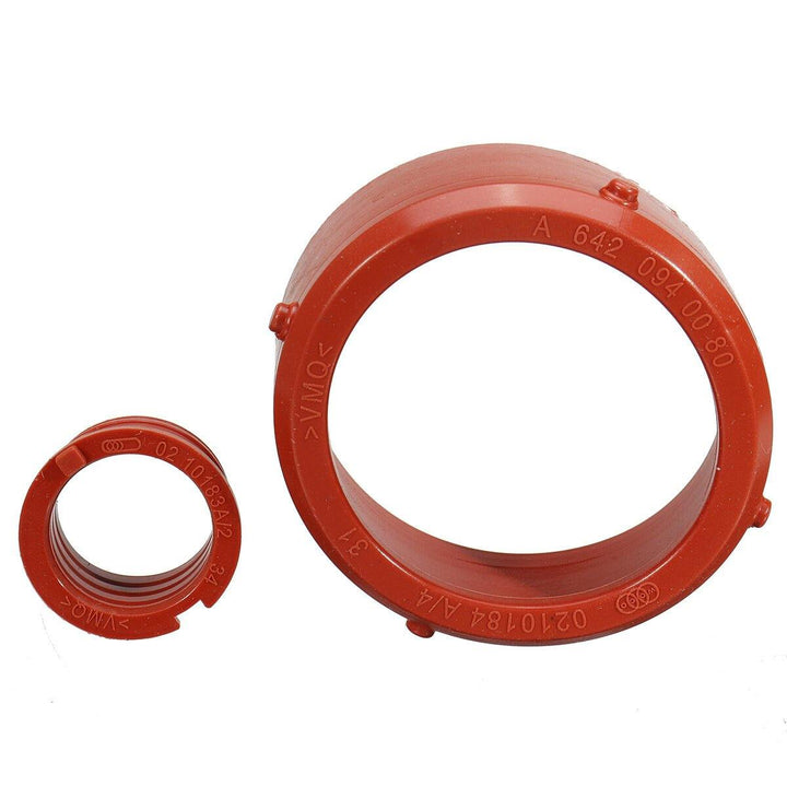 2pcs Red Turbo & Breather Intake Seal Kit For Mercedes-Benz OM642 #A6420940080 #A6420940580 - MRSLM