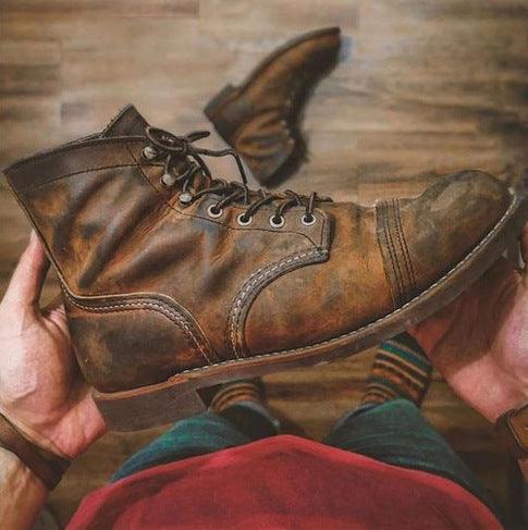 Winter Thick Heel Round Toe Men's Martin Boots - MRSLM
