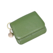 Cowhide zipper coin purse, view 23 - MRSLM