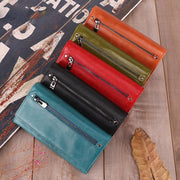 ladies genuine leather long wallet - MRSLM