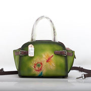 cowhide dumpling shoulder bag, view 4 - MRSLM