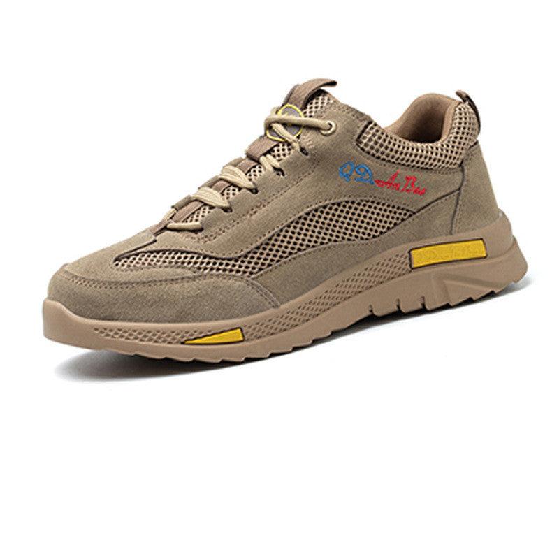 men's steel toe safety work shoes, view 3 - MRSLM