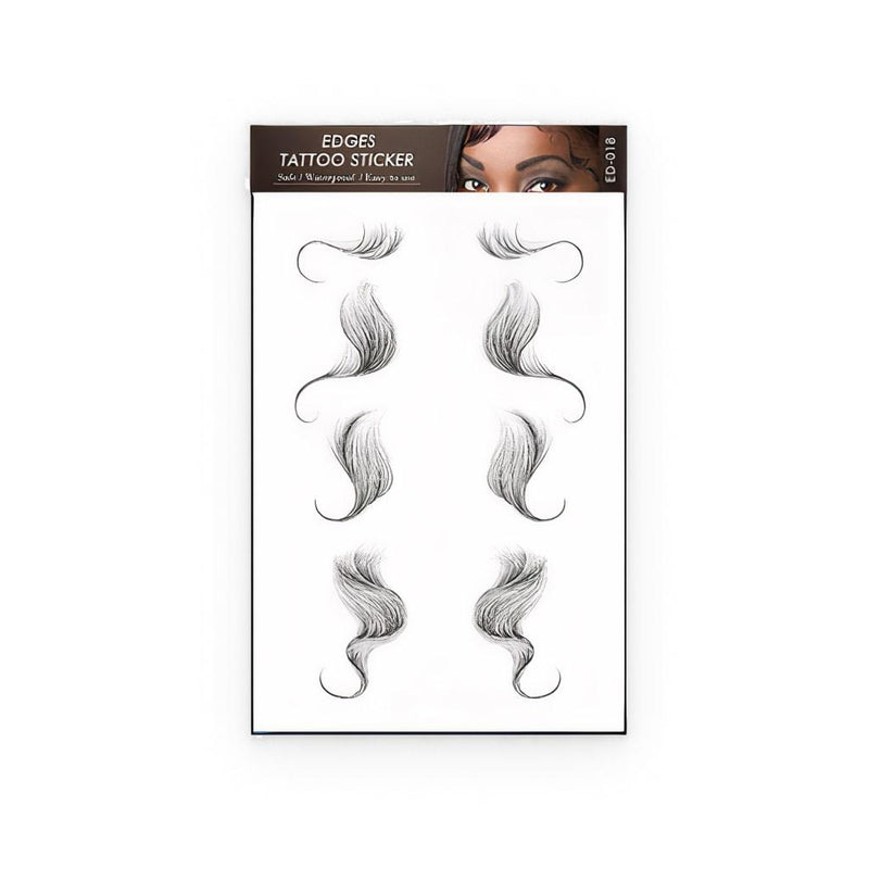 Hairline edges temporary tattoo - MRSLM