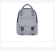 Solid Color Backpack Female College Student Portable - MRSLM