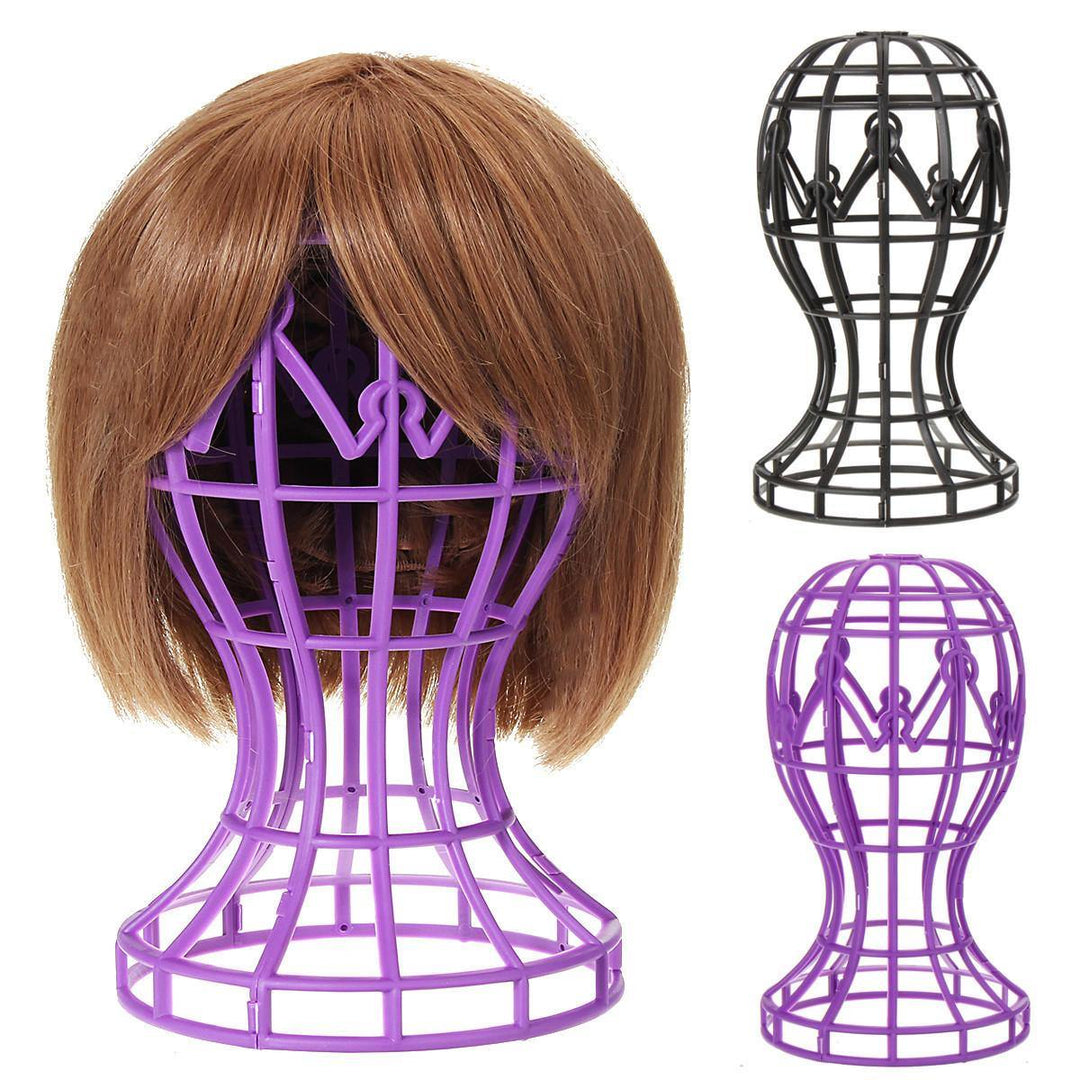 Detachable Wig Hat Cap Stand Hair Holder Mannequin Head Stable Display Tool Wig Stand - MRSLM