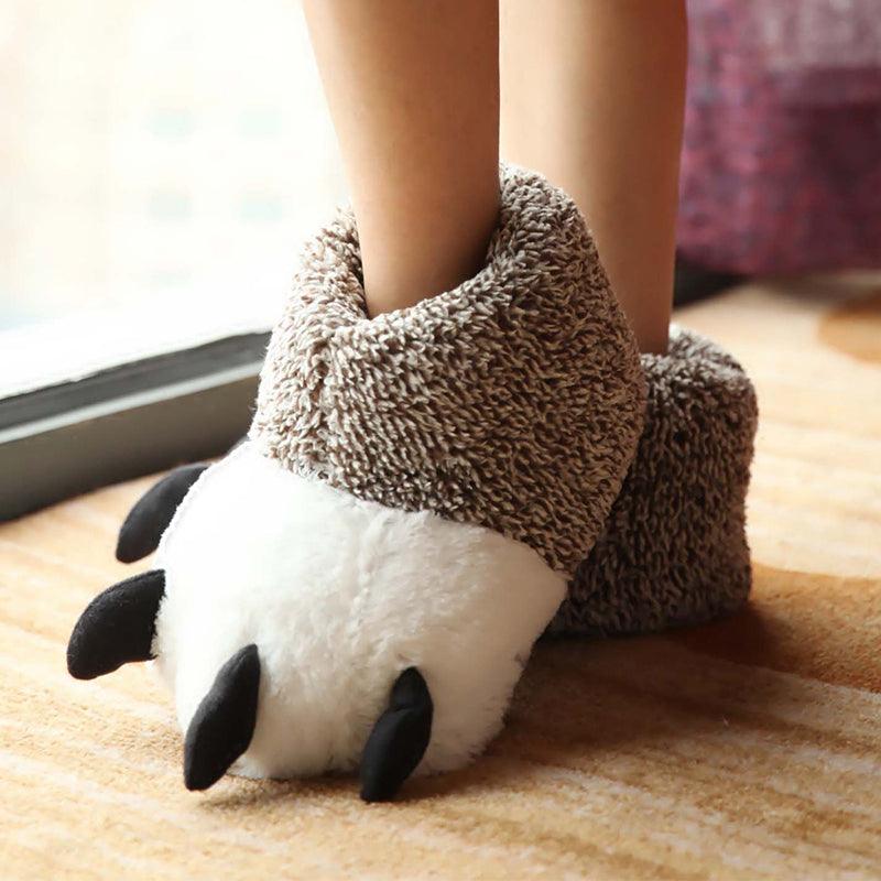 Cute Animal Bag And Plush Slippers - MRSLM