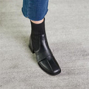 large square toe mid-heel shoes, view 2 - MRSLM