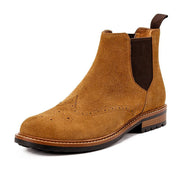 Men's handmade leather Chelsea ankle boots, view 2 - MRSLM