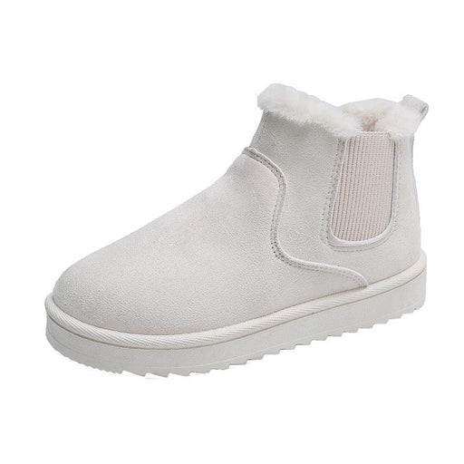 women's flat short snow boots - MRSLM