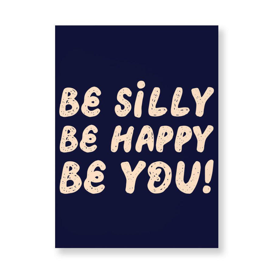 Be Happy Wall Picture - Be You Stretched Canvas - Cool Trendy Wall Art - MRSLM