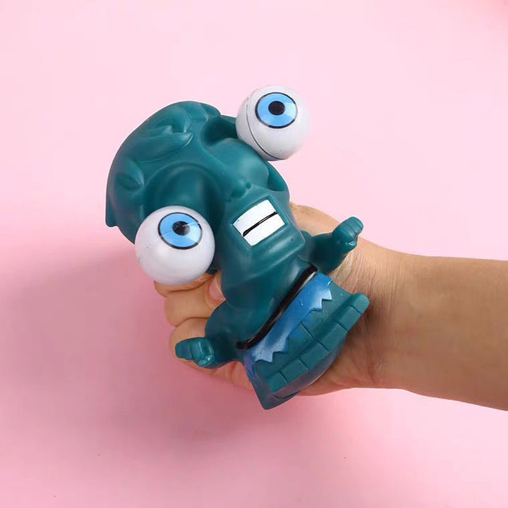 Cartoon Animal Decompression Toy Stress Reduction Ball Cute Little White Panda Dinosaur Squeeze Pop Eye Squeeze Antistress Toy